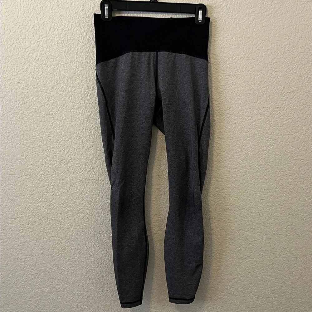 lululemon athletica Black and Gray Leggings
